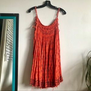 Free People tie side dress